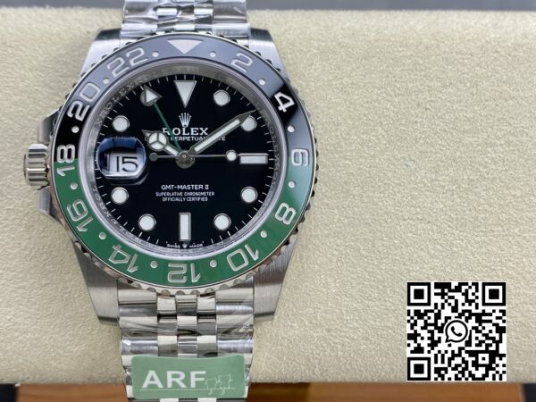 Rolex GMT Master II 126720 VTNR GreenBlack Ceramic 904L ARF Factory 11 Cea mai bună ediție pe Oyster Jubilee SH3285 CHS 2 Rolex GMT-Master II 126720 VTNR Green/Black Ceramic 904L ARF Factory 1:1 Best Edition SH3285 CHS