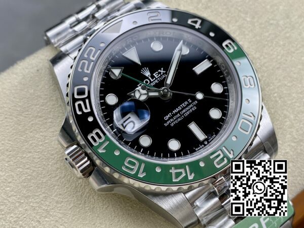 Rolex GMT Master II 126720 VTNR GreenBlack Ceramic 904L ARF Factory 11 Cea mai bună ediție pentru Oyster Jubilee SH3285 CHS 3 Rolex GMT-Master II 126720 VTNR Green/Black Ceramic 904L ARF Factory 1:1 Best Edition SH3285 CHS